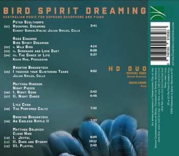 CD Matthew Hindson: Bird Spirit Dreaming (Australian Music For Soprano Saxophone And Piano)