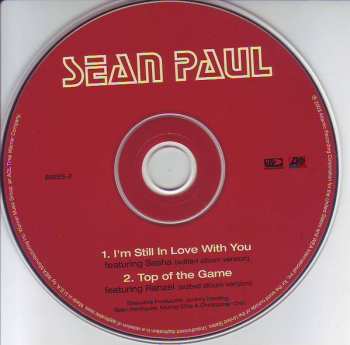 CD Sean Paul: I'm Still In Love With You