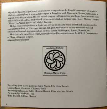 CD Sebastián Aguilera De Heredia: Organ Music