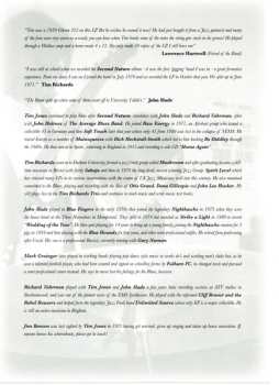 LP Nothing To Sing LTD