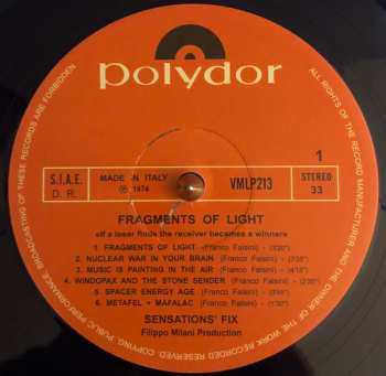 LP Sensations' Fix: Fragments Of Light LTD | CLR