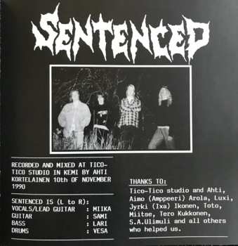 CD Sentenced: Death Metal Orchestra From Finland LTD