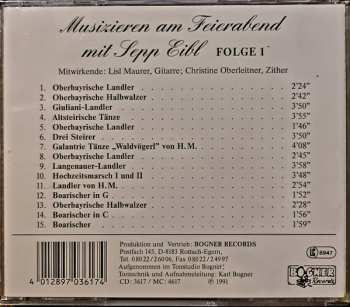 CD Eibl Sepp: Musizieren Am Feierabend Mit Sepp Eibl Folge 1