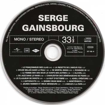 12CD/Box Set Serge Gainsbourg: L'Essentiel Des Albums Studio