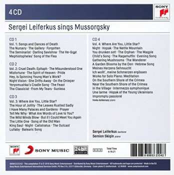 4CD Modest Mussorgsky: Sergei Leiferkus sings Mussorgsky 