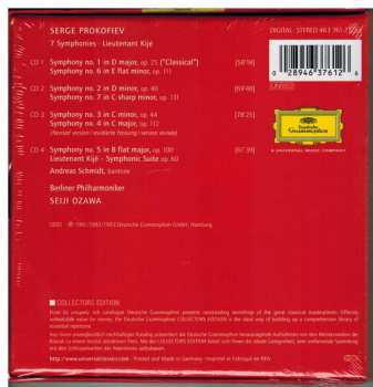 4CD/Box Set Sergei Prokofiev: 7 Symphonies •  Lieutenant Kijé
