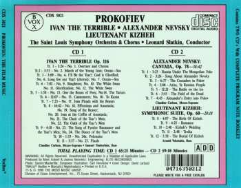 2CD/Box Set Sergei Prokofiev: The Film Music: Alexander Nevsky;  Ivan The Terrible; Lt. Kizheh