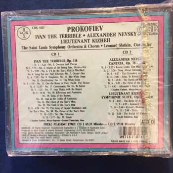 2CD/Box Set Sergei Prokofiev: The Film Music: Alexander Nevsky;  Ivan The Terrible; Lt. Kizheh