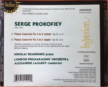 CD Sergei Prokofiev: Piano Concerto No 2, Piano Concerto No 3