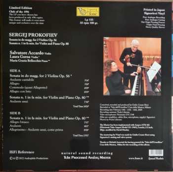 LP Sergei Prokofiev: Sonata In Do Magg. For 2 Violins , Sonata N. 1 In Fa Min. For Violin And Piano LTD | CLR