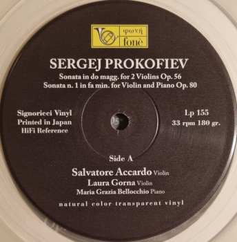 LP Sergei Prokofiev: Sonata In Do Magg. For 2 Violins , Sonata N. 1 In Fa Min. For Violin And Piano LTD | CLR