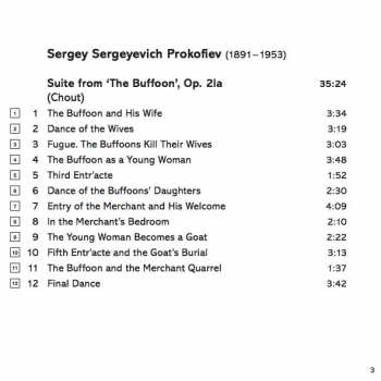 CD Sergei Prokofiev: Suite From 'The Buffoon' / Waltz Suite / Suite From 'The Love For Three Oranges'