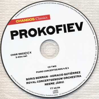 2CD Sergei Prokofiev: The Piano Concertos 