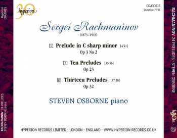 CD Sergei Vasilyevich Rachmaninoff: 24 Preludes