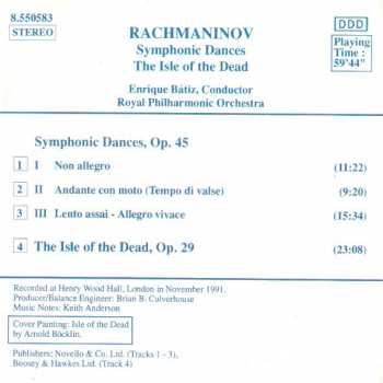 CD Sergei Vasilyevich Rachmaninoff: Symphonic Dances, Op.45 / The Isle Of The Dead  Op. 29