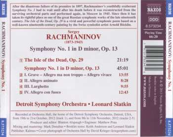 CD Sergei Vasilyevich Rachmaninoff: Symphony No. 1  - The Isle Of The Dead