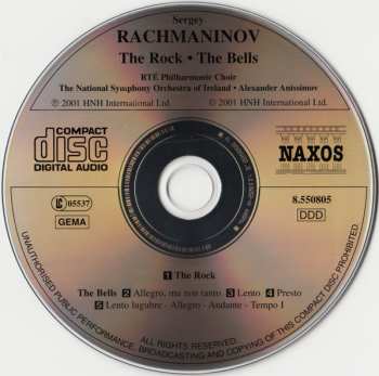 CD Sergei Vasilyevich Rachmaninoff: The Bells (The Rock)