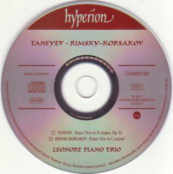 CD Nikolai Rimsky-Korsakov: Piano Trios