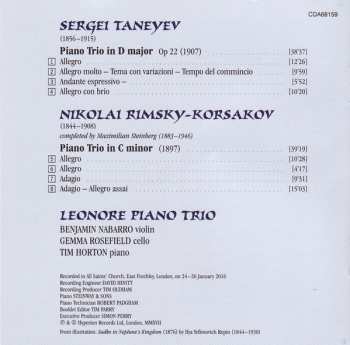 CD Nikolai Rimsky-Korsakov: Piano Trios