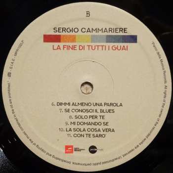 LP Sergio Cammariere: La Fine Di Tutti I Guai