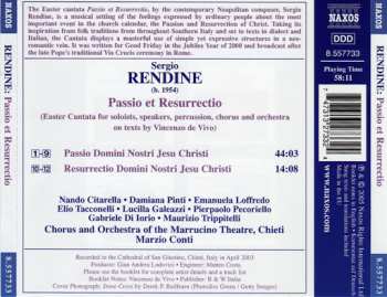 CD Marzio Conti: Passio Et Resurrectio