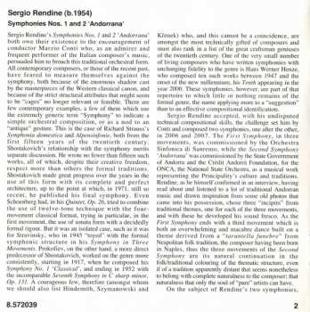 CD Marzio Conti: Symphonies Nos. 1 And 2 'Andorrana'
