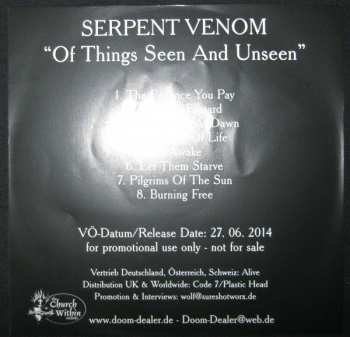 CD Serpent Venom: Of Things Seen & Unseen 