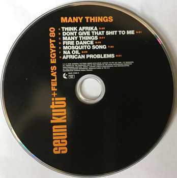 CD Seun Kuti + Egypt 80: Many Things