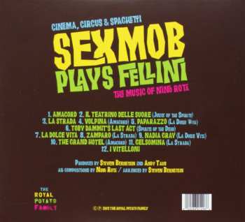 CD Sex Mob: Circus, Cinema & Spaghetti Sex Mob Plays Fellini: The Music Of Nino Rota