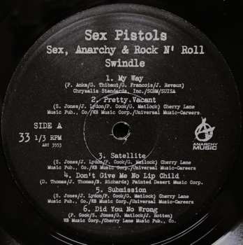 LP Sex Pistols: Sex, Anarchy & Rock N' Roll Swindle