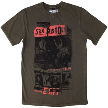 Merch Sex Pistols: Stone Wash T-shirt Photo Collage