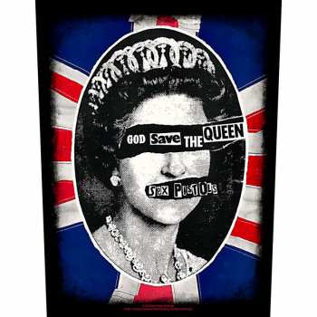 Merch Sex Pistols: Back patch God Save The Queen