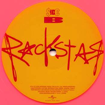 2LP Sfera Ebbasta: Rockstar ($elebration) - Pink & Yellow Vinyl