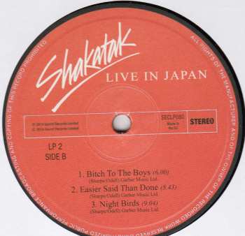 2LP Shakatak: Live In Japan