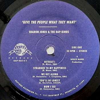 LP Sharon Jones & The Dap-Kings: Give The People What They Want