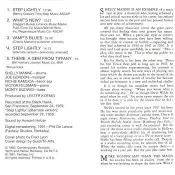 CD Shelly Manne & His Men: At The Black Hawk, Vol. 2