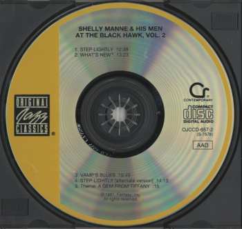 CD Shelly Manne & His Men: At The Black Hawk, Vol. 2
