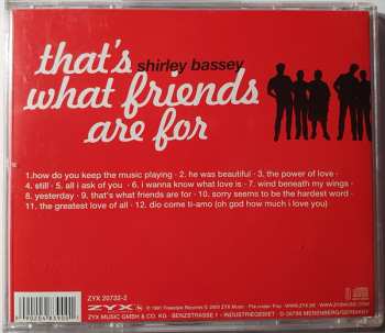 CD Shirley Bassey: That's What Friends Are For