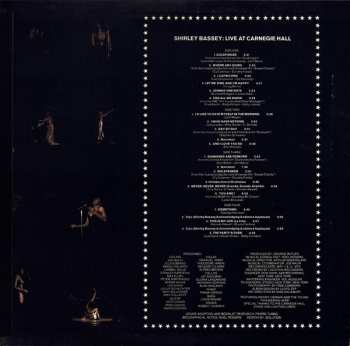 2LP Shirley Bassey: Live At Carnegie Hall