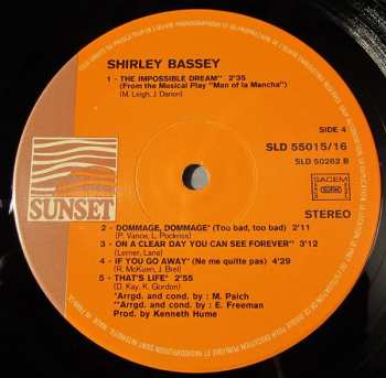 2LP Shirley Bassey: Shirley Bassey