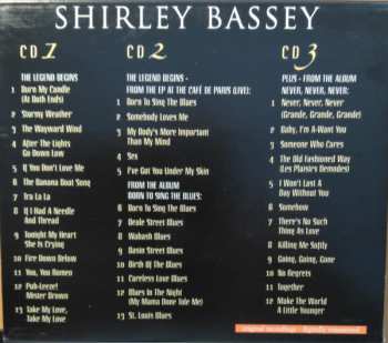 3CD Shirley Bassey: The Legend Begins - Plus