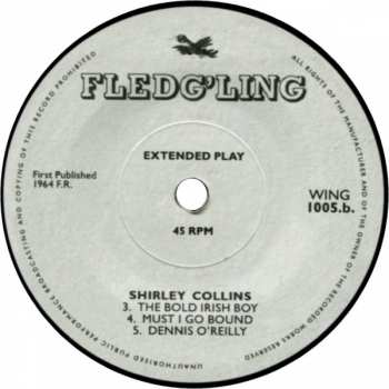 SP Shirley Collins: Shirley Sings Irish