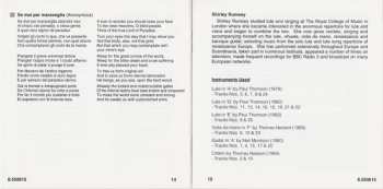 CD Shirley Rumsey: Music Of The Italian Renaissance