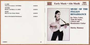 CD Shirley Rumsey: Music Of The Italian Renaissance