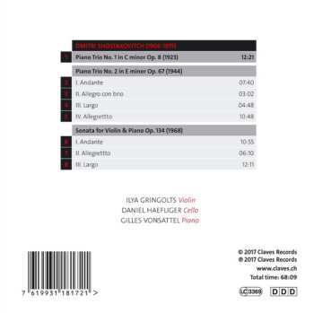 CD Dmitri Shostakovich: Violin Sonata; Piano Trios