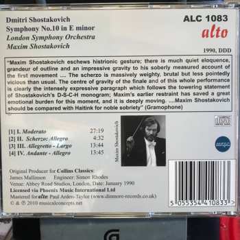 CD The London Symphony Orchestra: Symphony No. 10 In E Minor