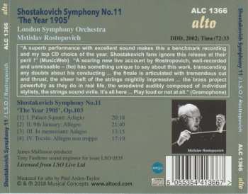 CD The London Symphony Orchestra: Symphony No 11 "The Year 1905'
