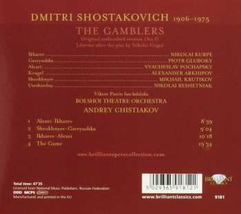 CD Dmitri Shostakovich: The Gamblers