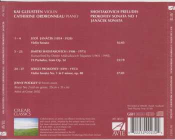 CD Sergei Prokofiev: Shostakovich Preludes, Prokofiev Sonata No. 1, Janáček Sonata