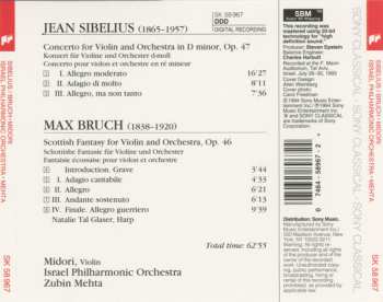 CD Max Bruch: Violin Concerto / Scottish Fantasy